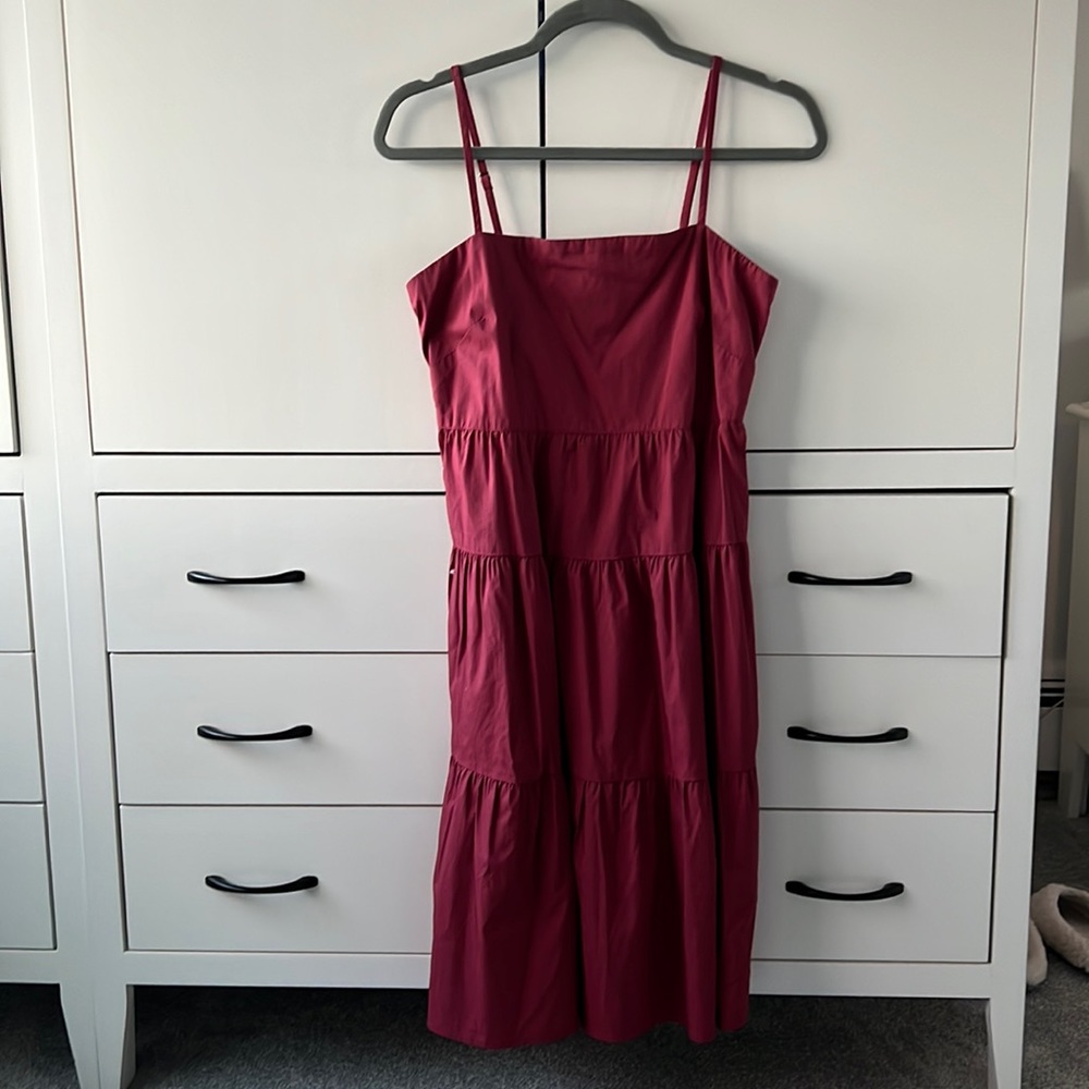 NWOT Gap Burgundy Sundress
